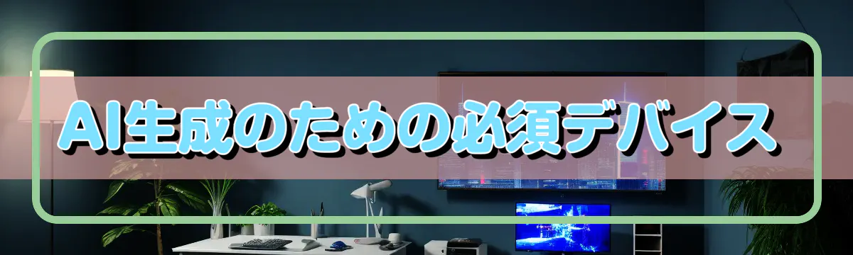 AI生成のための必須デバイス