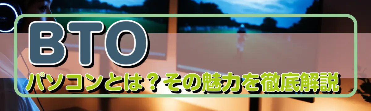 BTOパソコンとは？その魅力を徹底解説
