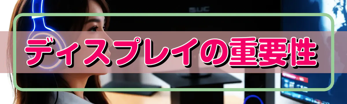 ディスプレイの重要性