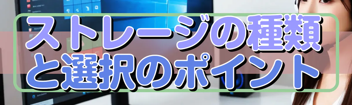 ストレージの種類と選択のポイント