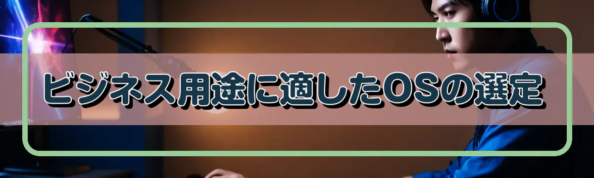 ビジネス用途に適したOSの選定
