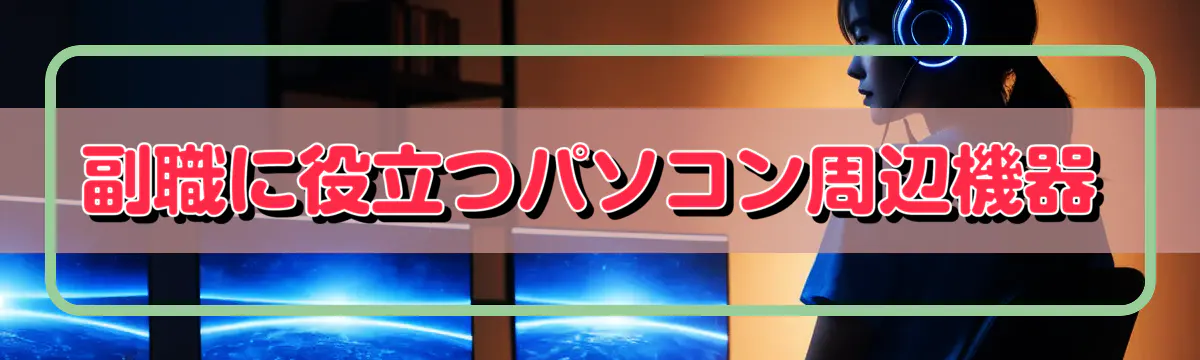 副職に役立つパソコン周辺機器