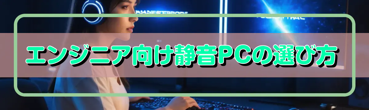 エンジニア向け静音PCの選び方