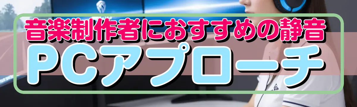 音楽制作者におすすめの静音PCアプローチ