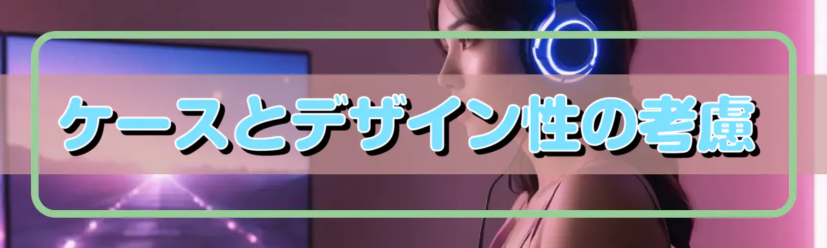 ケースとデザイン性の考慮