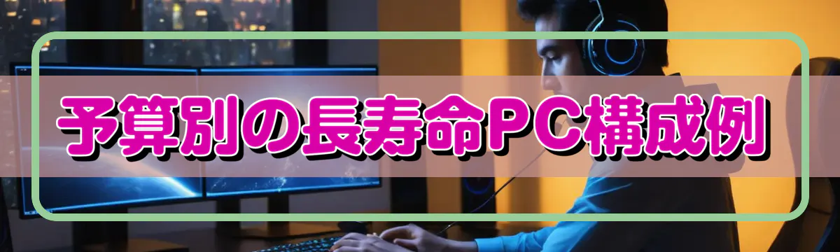 予算別の長寿命PC構成例