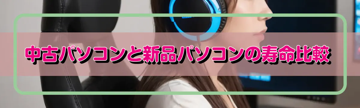 中古パソコンと新品パソコンの寿命比較