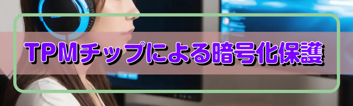 TPMチップによる暗号化保護