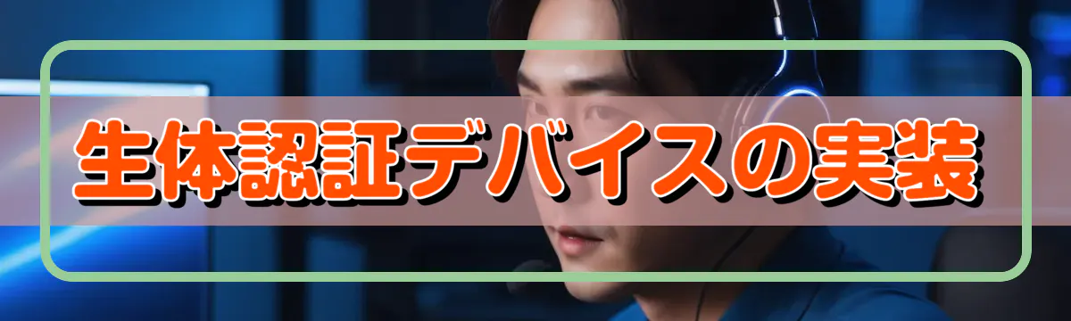 生体認証デバイスの実装