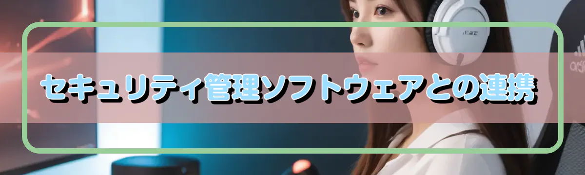 セキュリティ管理ソフトウェアとの連携