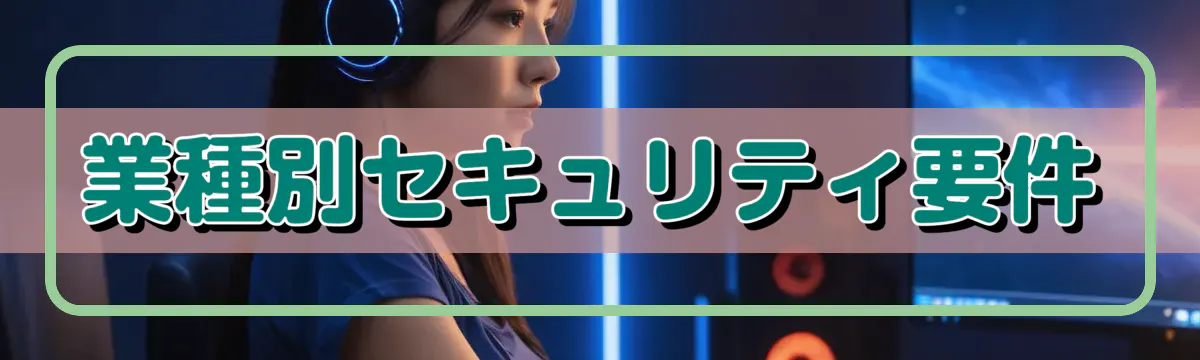 業種別セキュリティ要件