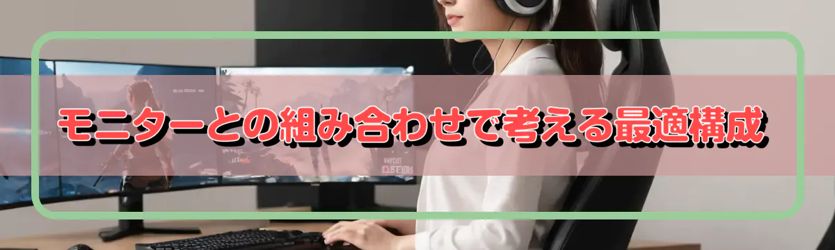 モニターとの組み合わせで考える最適構成