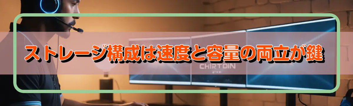 ストレージ構成は速度と容量の両立が鍵