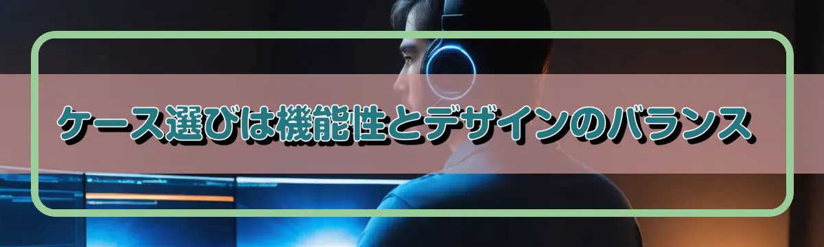 ケース選びは機能性とデザインのバランス