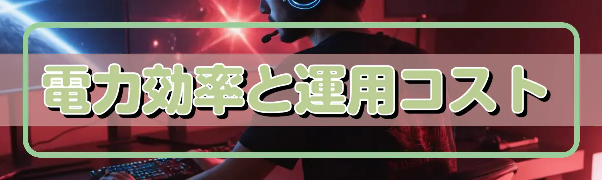 電力効率と運用コスト