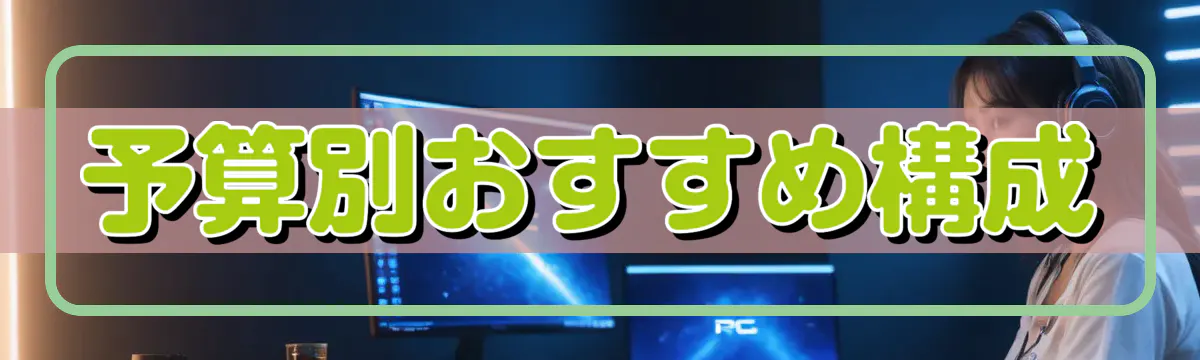 予算別おすすめ構成