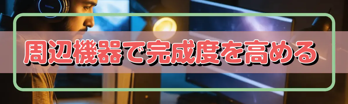 周辺機器で完成度を高める