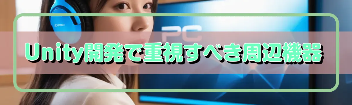 Unity開発で重視すべき周辺機器