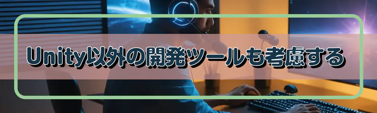 Unity以外の開発ツールも考慮する