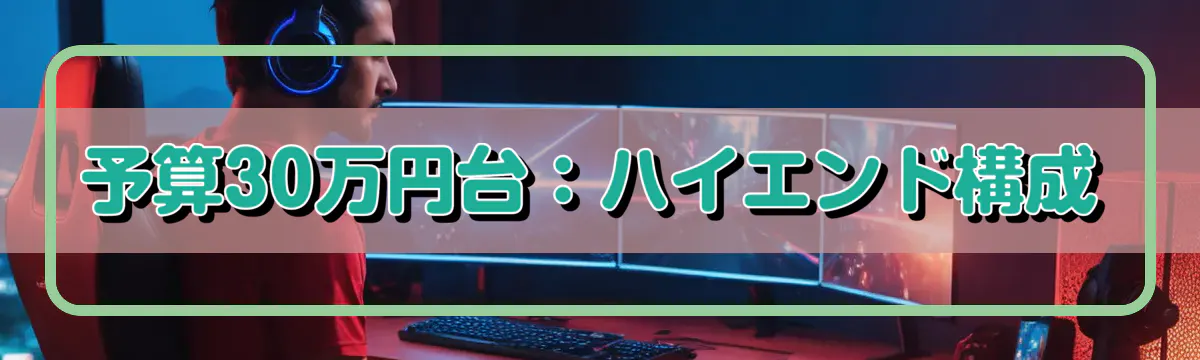予算30万円台:ハイエンド構成