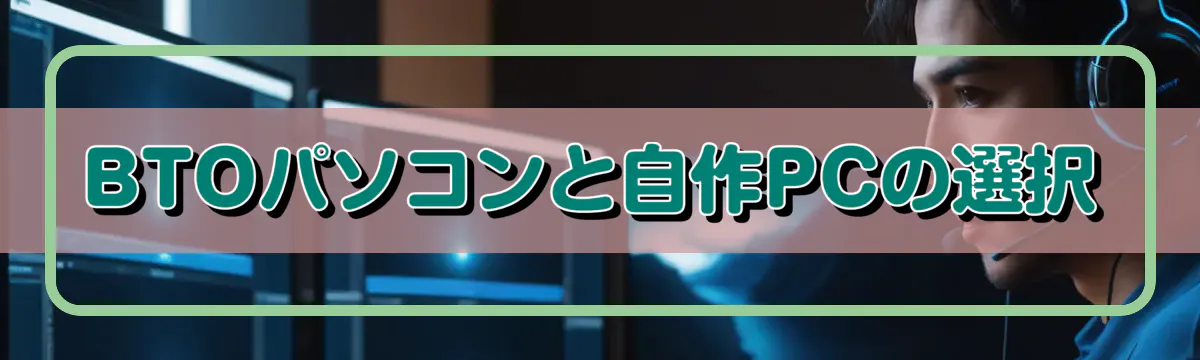 BTOパソコンと自作PCの選択