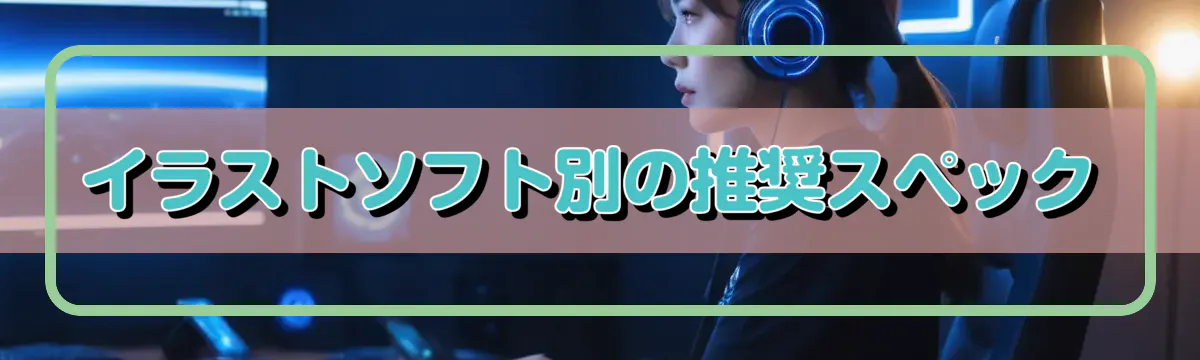 イラストソフト別の推奨スペック