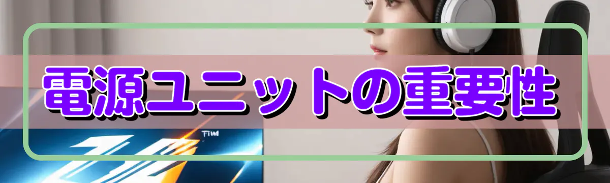 電源ユニットの重要性