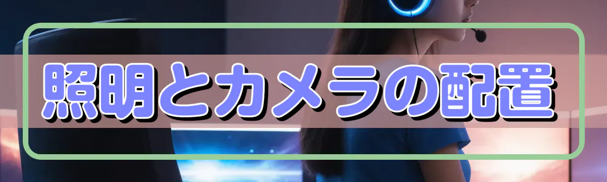 照明とカメラの配置
