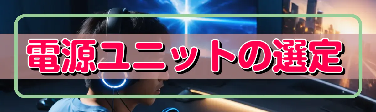 電源ユニットの選定
