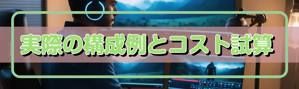 実際の構成例とコスト試算