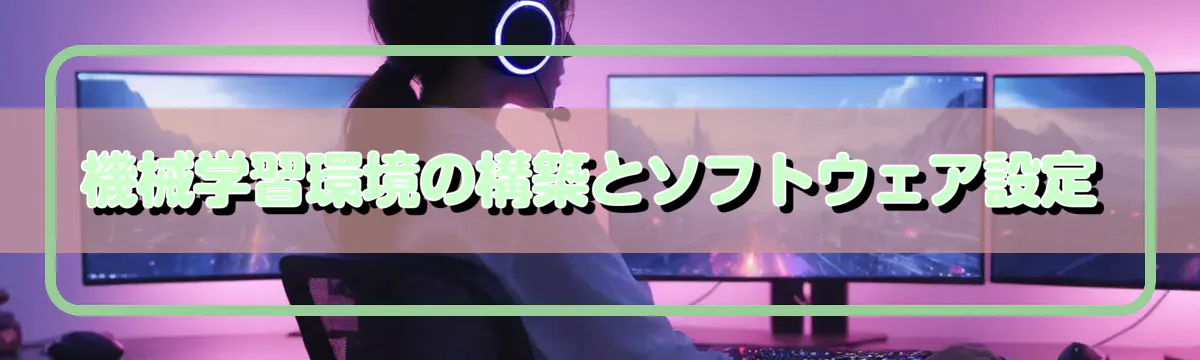機械学習環境の構築とソフトウェア設定