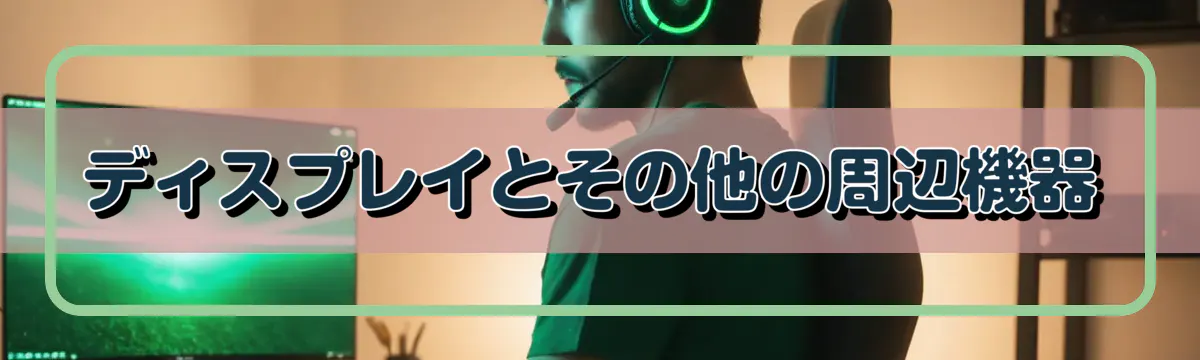 ディスプレイとその他の周辺機器