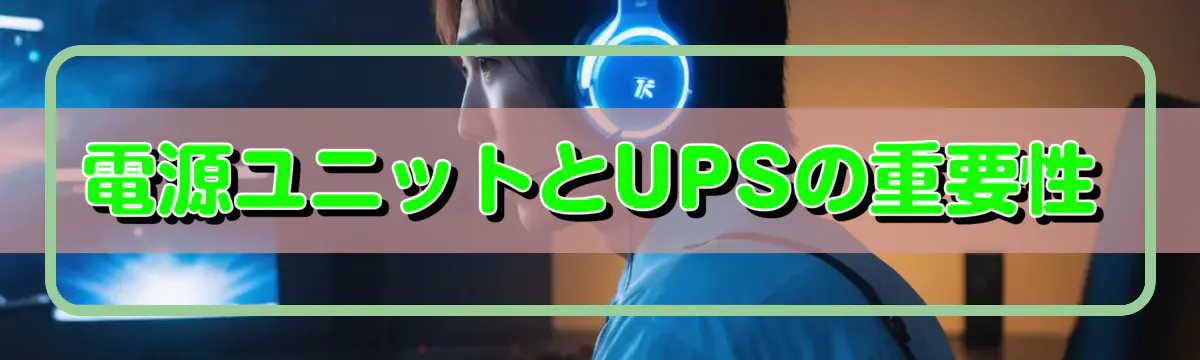 電源ユニットとUPSの重要性