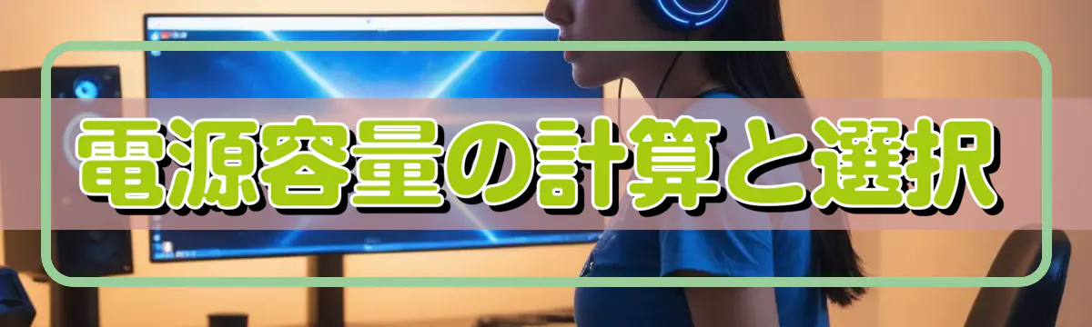電源容量の計算と選択