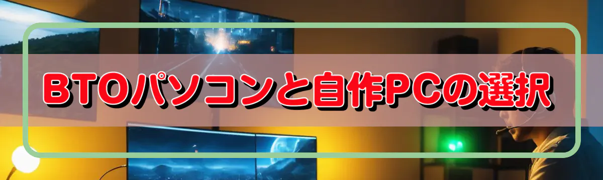 BTOパソコンと自作PCの選択