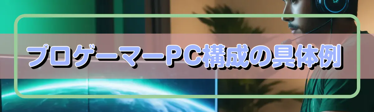 プロゲーマーPC構成の具体例