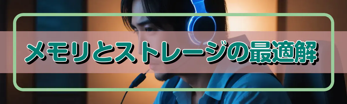 メモリとストレージの最適解
