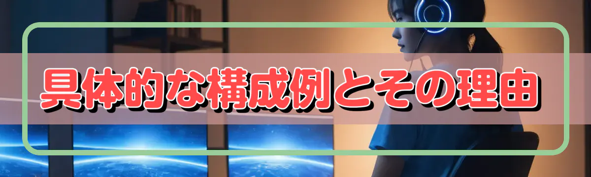 具体的な構成例とその理由